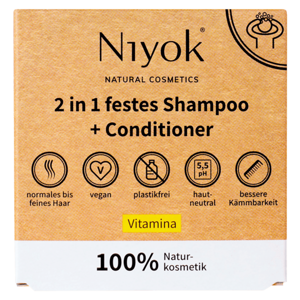 Niyok 2 i1 fast shampoo + balsam Vitamina