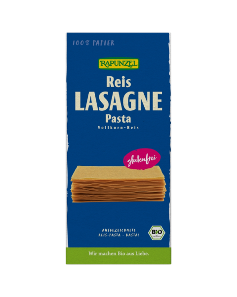 Rapunzel Bio Reis-Lasagne, Getreidespezialität aus Vollkorn-Reis