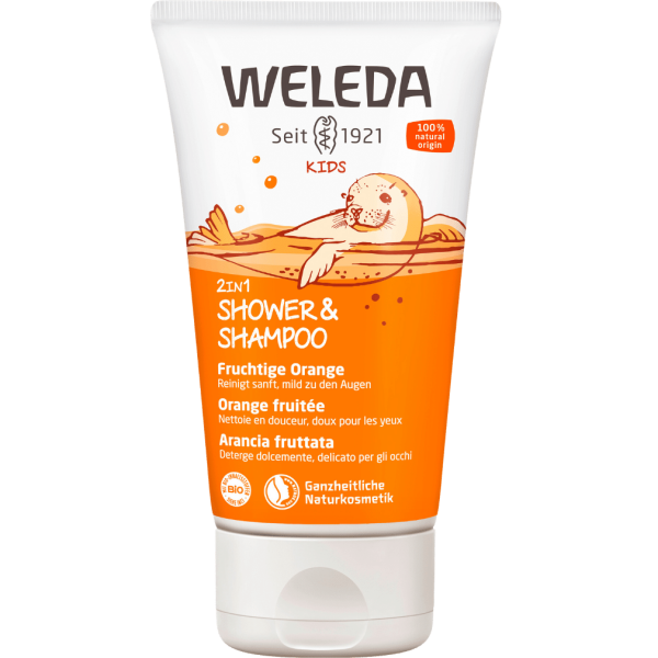 Weleda Kids 2in1 Shower &amp; Shampoo Fruity Orange