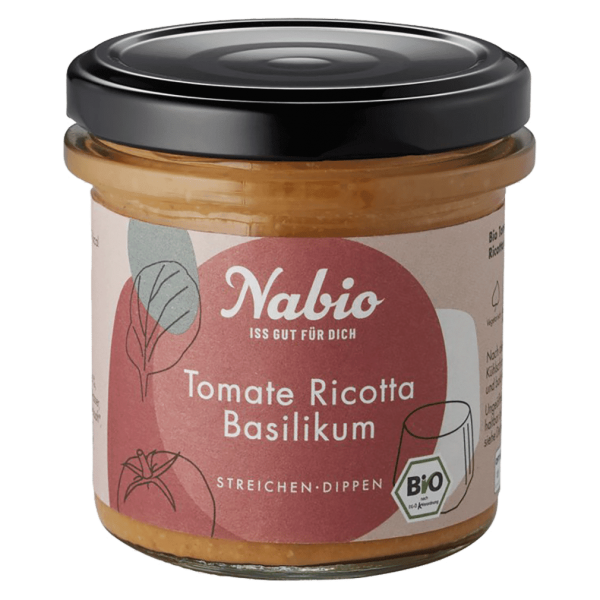 NAbio Økologisk tomat-ricotta-basilikum-smørelse