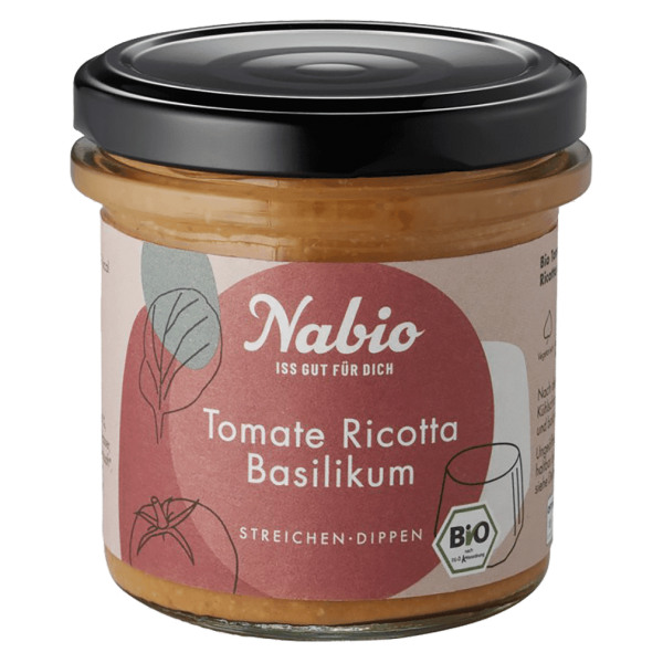 NAbio Økologisk tomat-ricotta-basilikum-smørepålæg