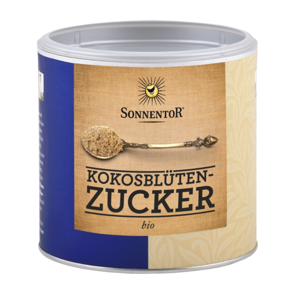Sonnentor Bio Kokosblütenzucker, 300 g, Gastrodose klein
