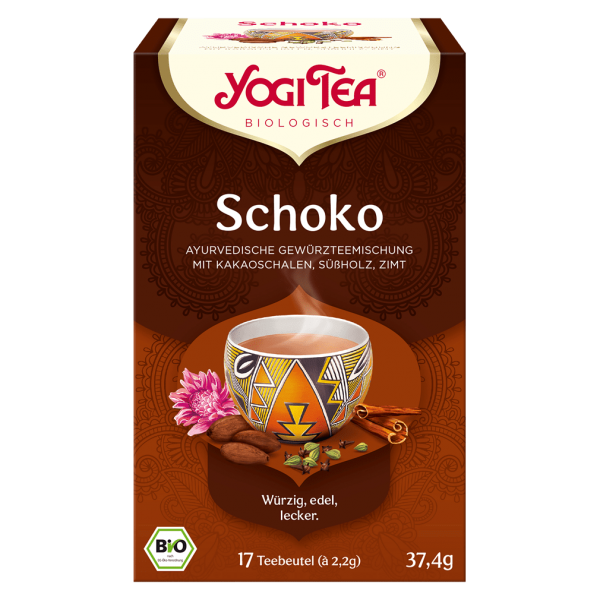 Yogi Tea Økologisk chokolade-krydderi-te