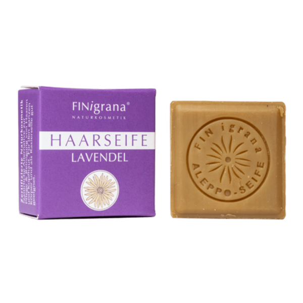 Finigrana Aleppo-hårsæbe lavendel