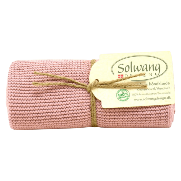 Solwang Design Økologisk håndklæde i flæse, strikket