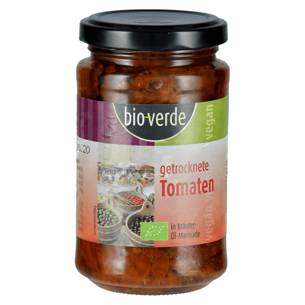 Bio-Verde Økologiske soltørrede tomater i olie