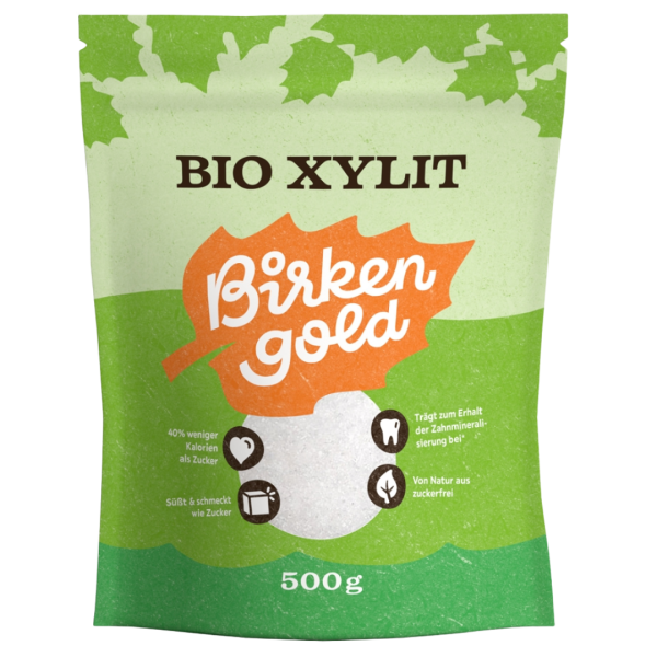 Birkengold Bio Xylit Beutel, 500g