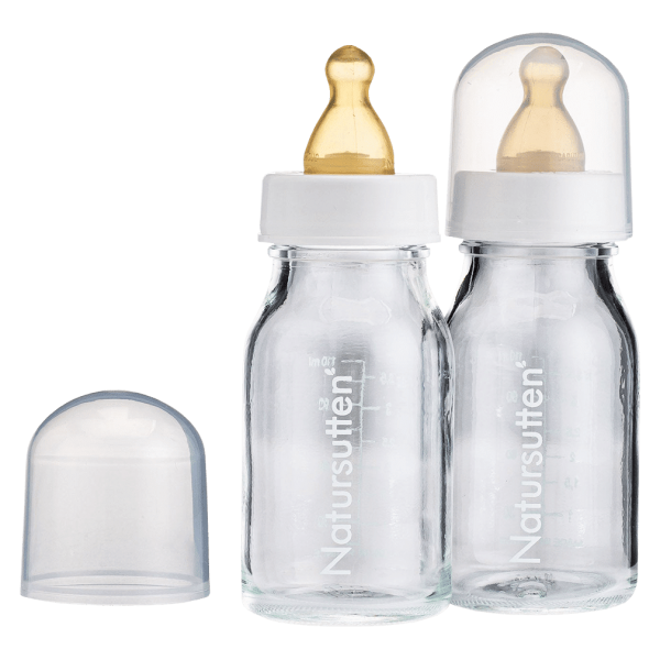 Natursutten Babyflaske glas