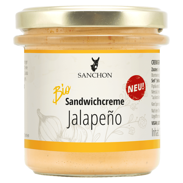 Sanchon Økologisk sandwichcreme Jalapeno