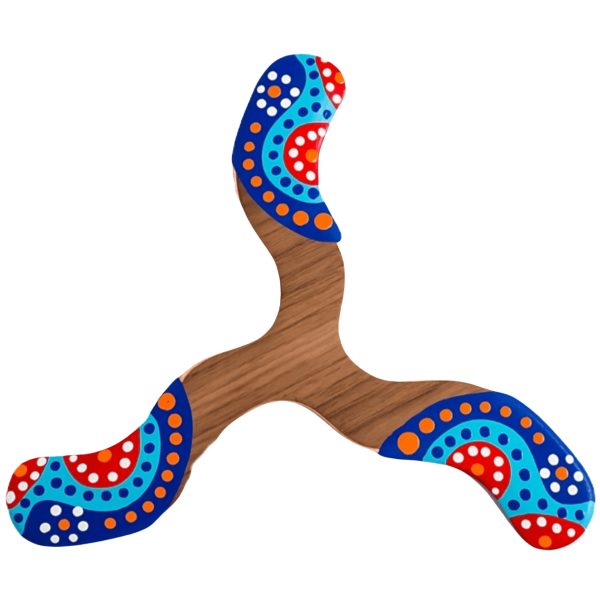 WALLABY BOOMERANGS Wanguri Bumerang