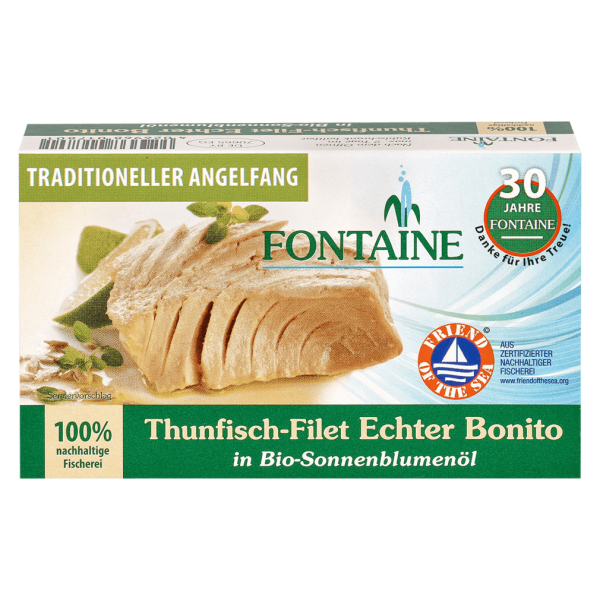 Fontaine Bonit-tun i økologisk solsikkeolie