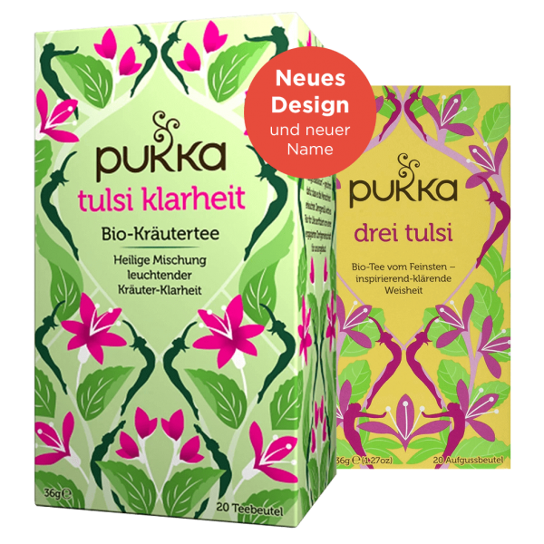 Pukka Økologisk Tulsi Clarity Tea (tidligere Three Tulsi)