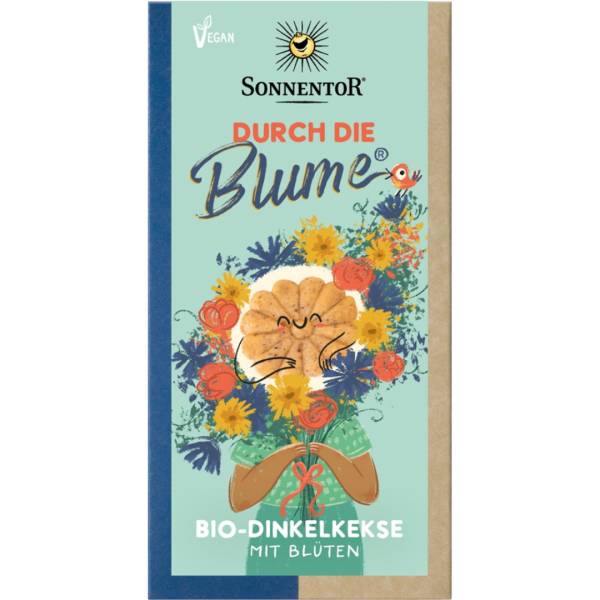 Sonnentor Bio Durch die Blume® Kekse 125 g, Packung