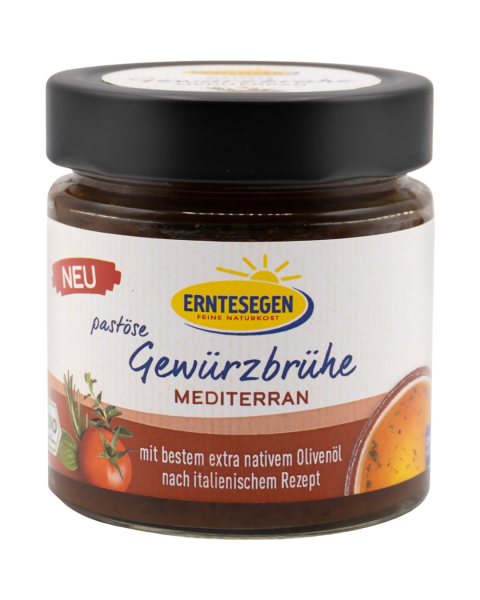 Erntesegen Bio Pastöse Gewürzbrühe Mediterran