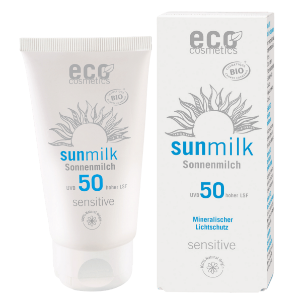 Eco Cosmetics Solmælk SPF 50, 75 ml