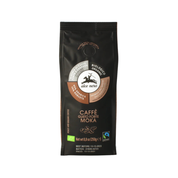 Alce Nero Bio Arabica- und Robusta-Kaffee Fairtrade