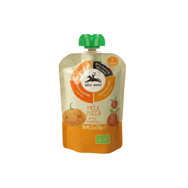 Alce Nero Bio Apfel-Kürbismus Baby Food