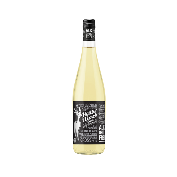 Heißer Hirsch Bio Glühwein weiß - alkoholfrei
