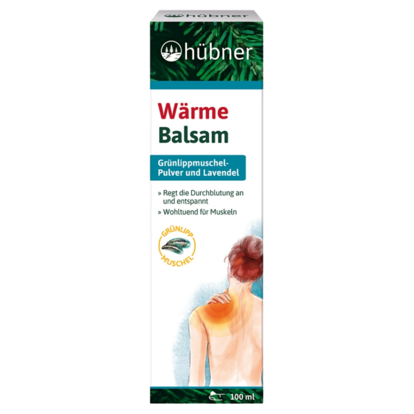 Hübner Varmebalsam med grønlæbemusling, 100 ml