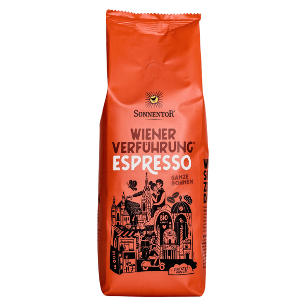 Sonnentor Økologisk Wiener Seduction Espresso, hele bønner