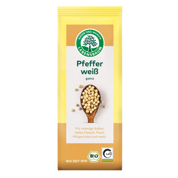 Lebensbaum Bio Pfeffer weiß, ganz