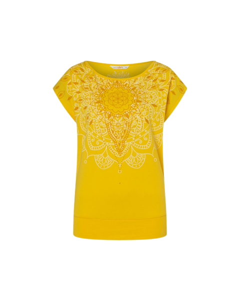 Spirit of Om Yoga-shirt Yamala solgul