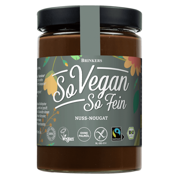 Brinkers Økologisk So Vegan So Fine nødde-nougat