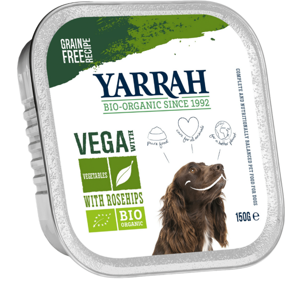 Yarrah Organic Dog Chunks vegetarisk