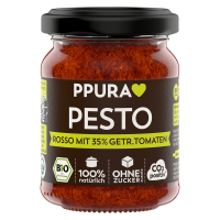 PPura Økologisk Pesto Rosso med tørrede tomater PPura Økologisk Pesto Rosso med tørrede tomater