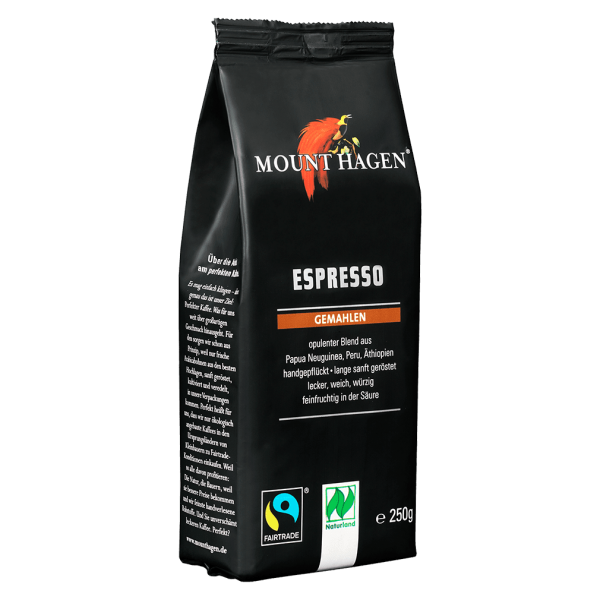 Mount Hagen Økologisk espresso, formalet