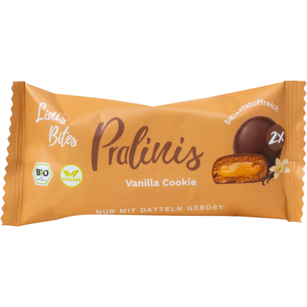 Lini's Bites Økologiske pralinis Vanilla Cookie, 46 g