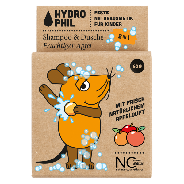 Hydrophil 2in1 Shampoo &amp; Shower Mouse "Fruity Apple