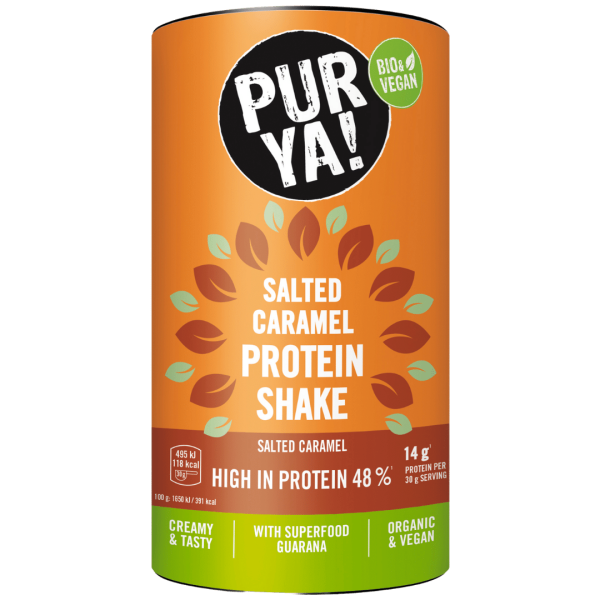 PURYA! Økologisk protein-shake saltet karamel