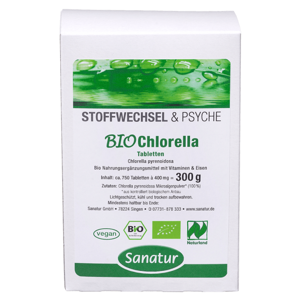 Sanatur Økologiske Chlorella tabletter