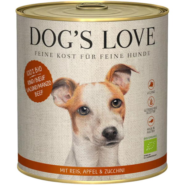 Dog´s Love Hunde Nassfutter Rind