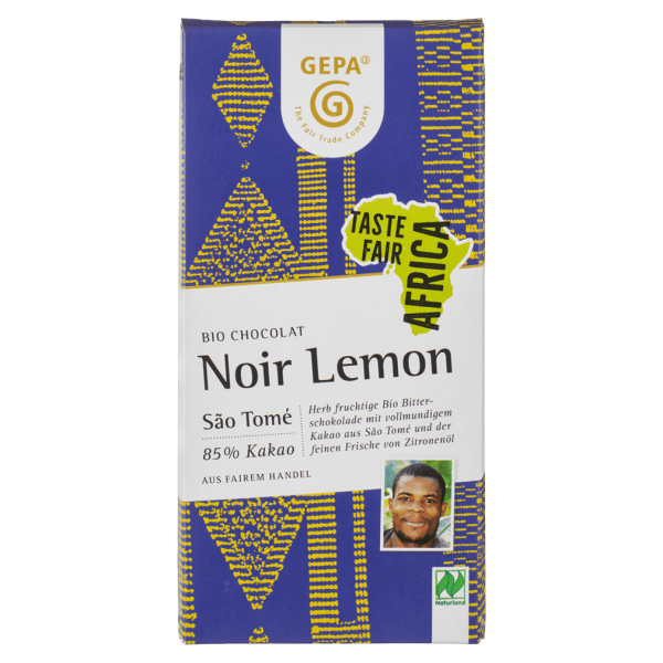 GEPA Økologisk mørk chokolade Noir Lemon