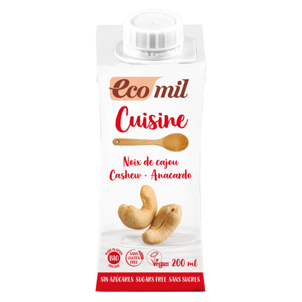 EcoMil Økologisk Cashew Cuisine, 200 ml