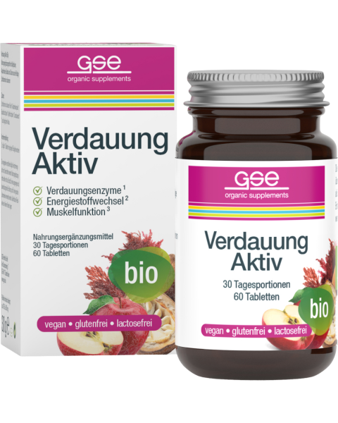 GSE Bio Fordøjelse Aktiv, 60 tabletter