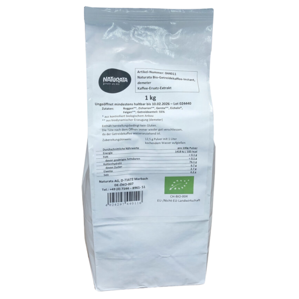 Naturata Økologisk korn Kaffe Instant
