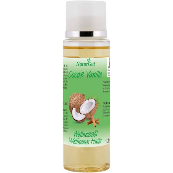 NaturGut Wellness Body Oil Kokosnød-Vanilje 100ml