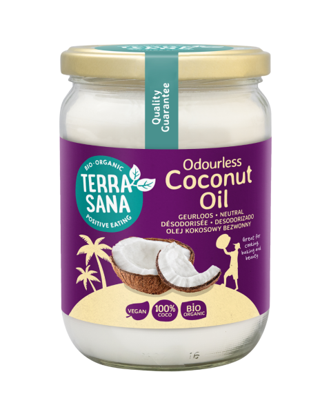 TerraSana Økologisk lugtfri kokosolie