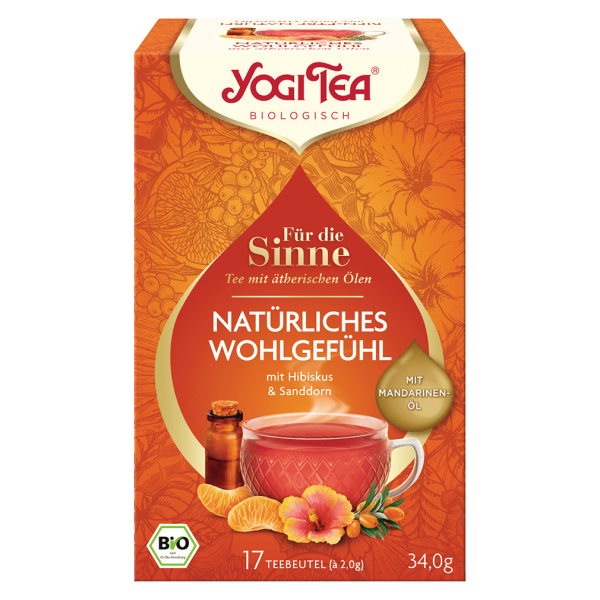 Yogi Tea Økologisk urtete til sanserne Naturlig velvære