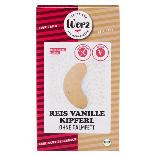 Werz Økologiske ris vanilje croissanter fuldkorn
