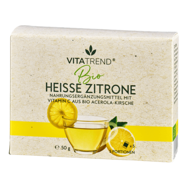 vitatrend Bio Heisse Zitrone, 15x 10 g Packung