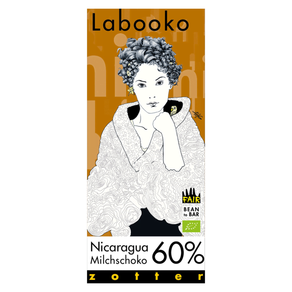 Zotter Økologisk Labooko - 60% mælk fra NICARAGUA