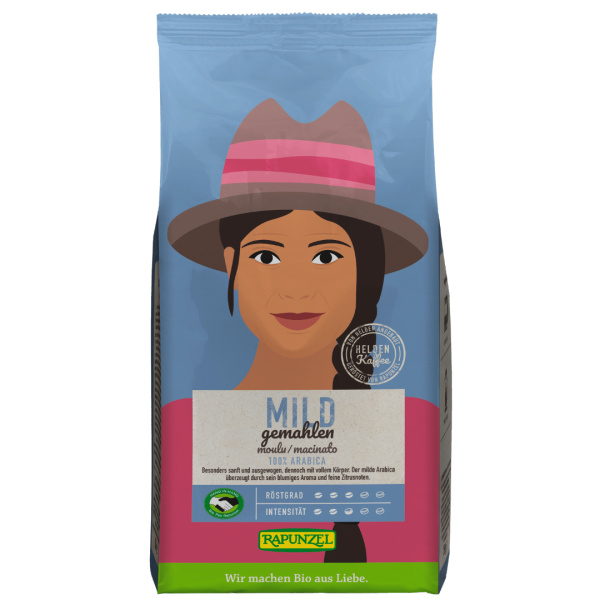 Rapunzel Bio Heldenkaffee Mild, gemahlen