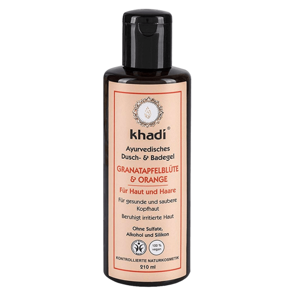Khadi Shower &amp; Bath Gel Granatæbleblomst &amp; appelsin