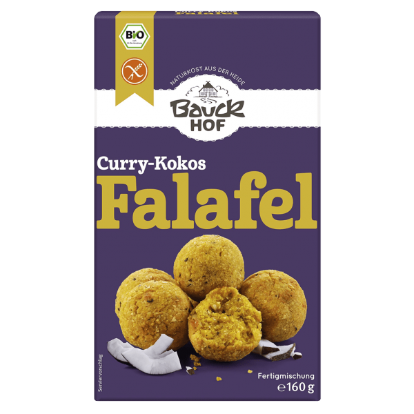 Bauckhof  Økologisk Falafel Curry Coconut Ready Mix 160g