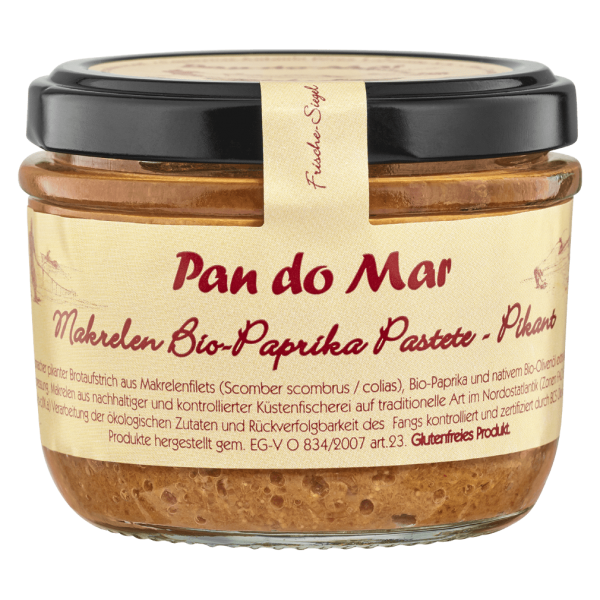 Pan do Mar Makrel Økologisk Paprika Pâté salte