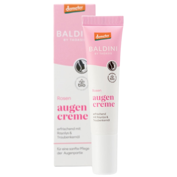 Baldini Augencreme Rose demeter, 15ml